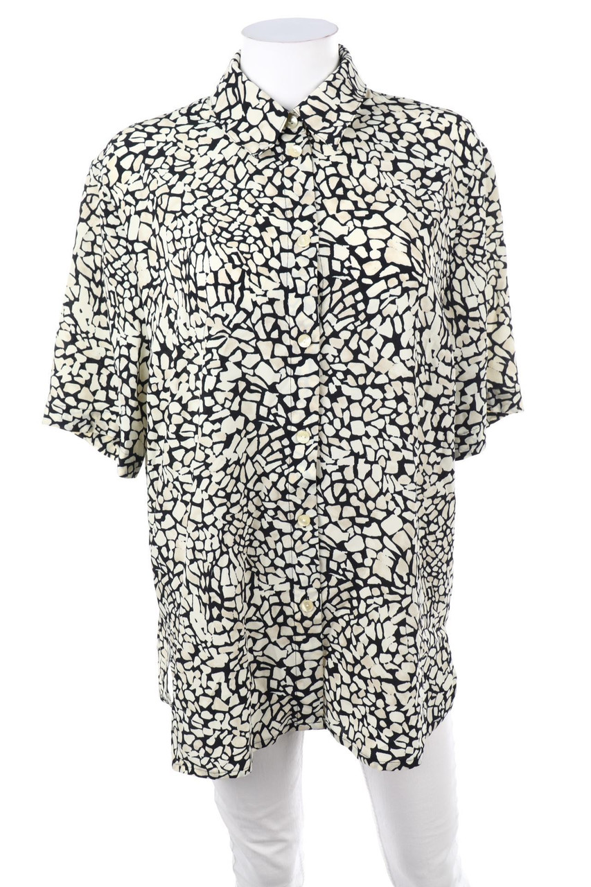 Gelco - Hemd-Bluse mit kurzem Ärmel - D 44