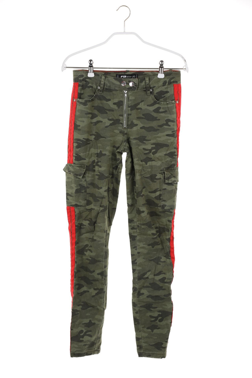 FB SISTER - Cargo-Hose mit Camouflage-Print - XS