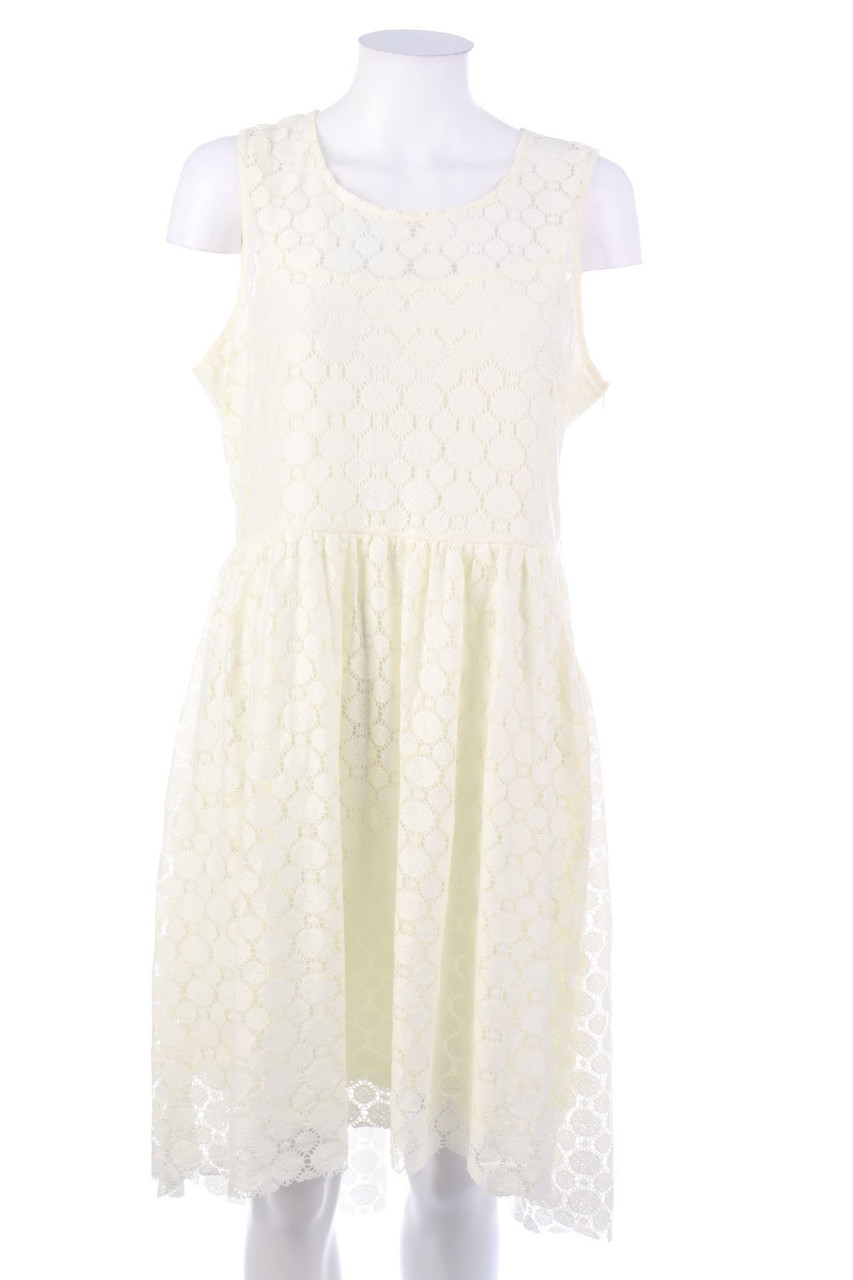 H&M - Vokuhila-Kleid aus Spitze - L