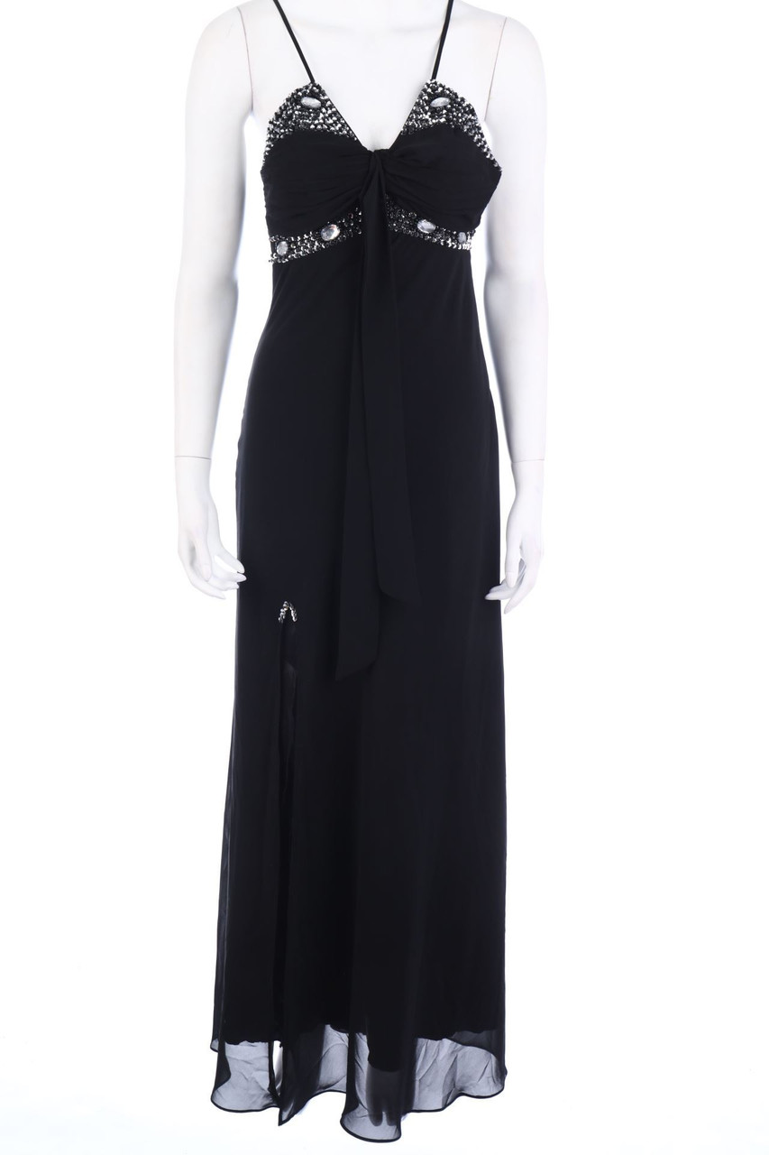 SECONDHAND - Maxi-Abendkleid mit Pailletten - D 38