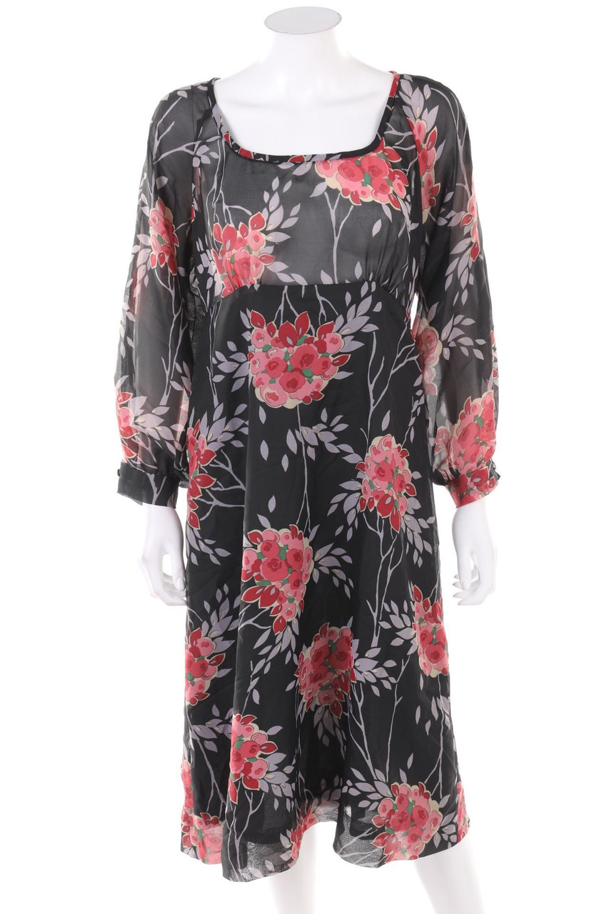 Arlette Beressi Paris - Abendkleid mit Blumen-Print - D 42