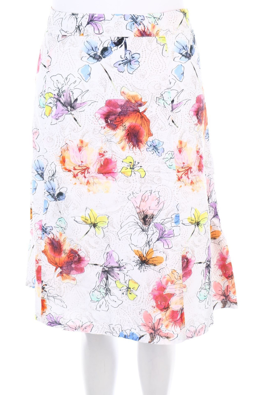 GERRY WEBER - Rock mit Blumen-Print - D 42