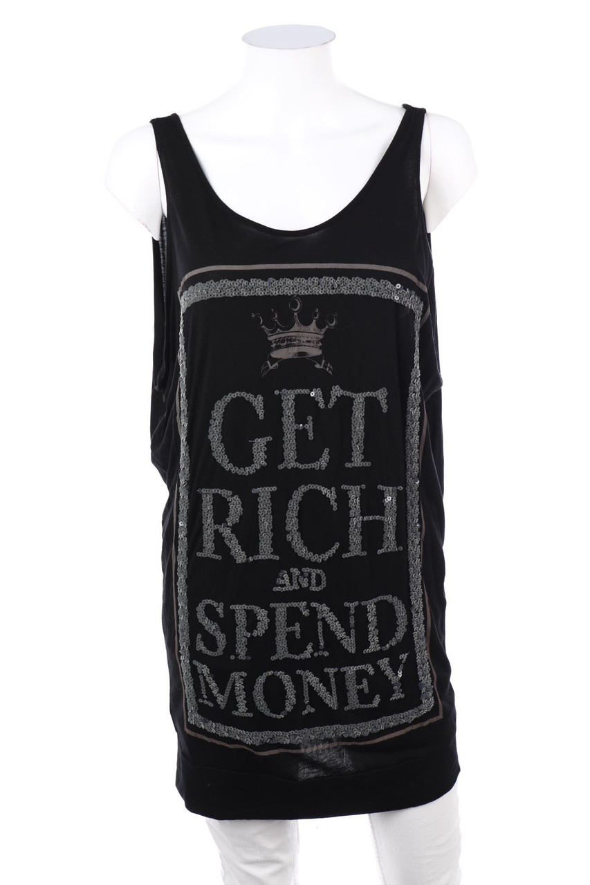 MANGO - Top mit Pailletten - S