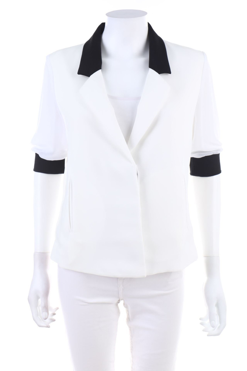 COSTUME NEMUTSO - Kurzarm-Blazer mit Chiffon - D 32