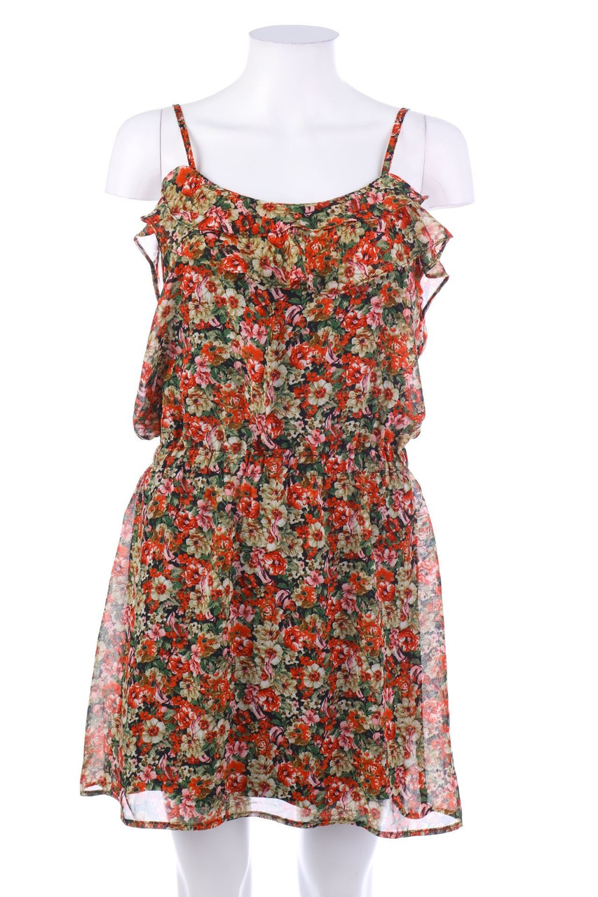 MANGO - Kleid mit Blumen-Print - M