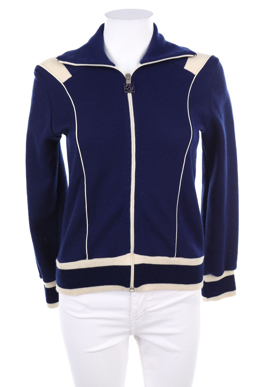 BLICKAREN - Sweatjacke mit Schurwolle - D 36