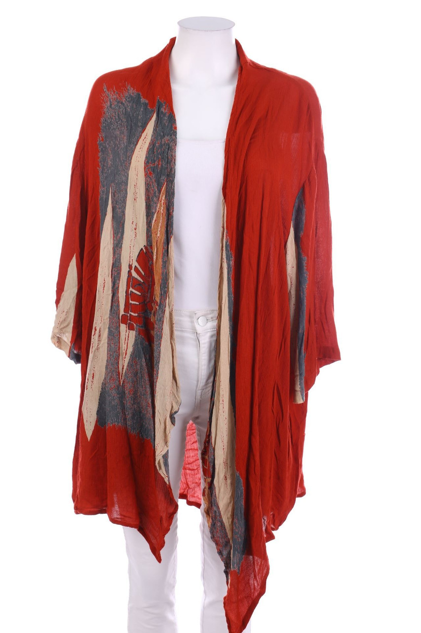 DW-SHOP - Sommer-Jacke mit Print - D 44-46