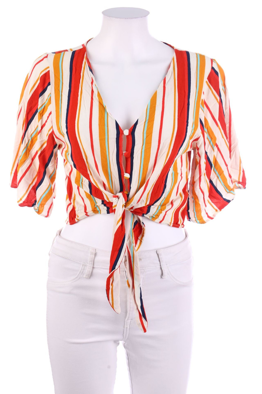 Bershka - Kurzarm-Bluse - M