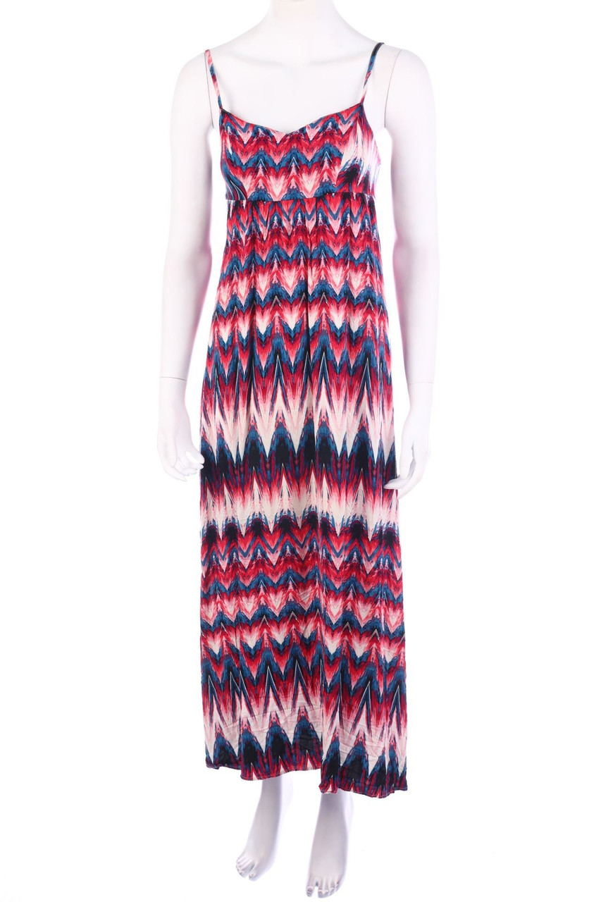 ONLY - Maxi-Kleid mit Zickzack-Muster - D 36