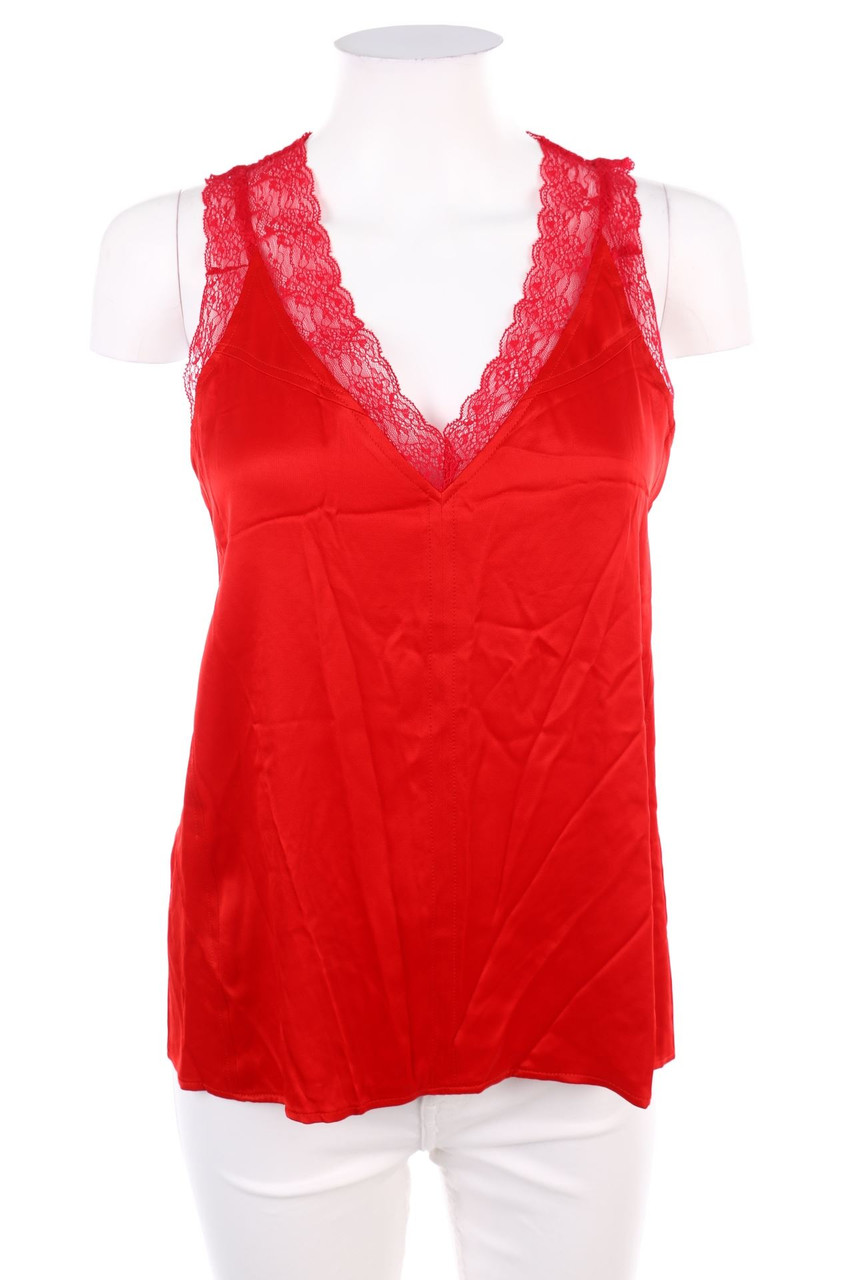 MANGO SUIT - Blusentop mit Spitze - XS