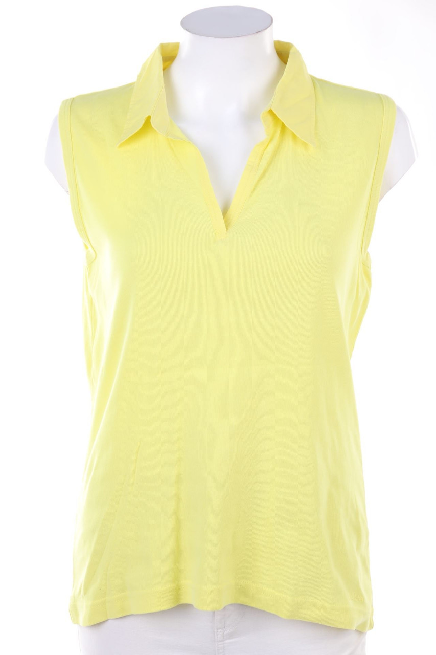 s.Oliver - ärmelloses Polo-Shirt - D 40