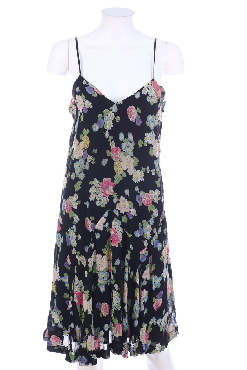 MOSCHINO - Träger-Kleid mit floralem Muster - S