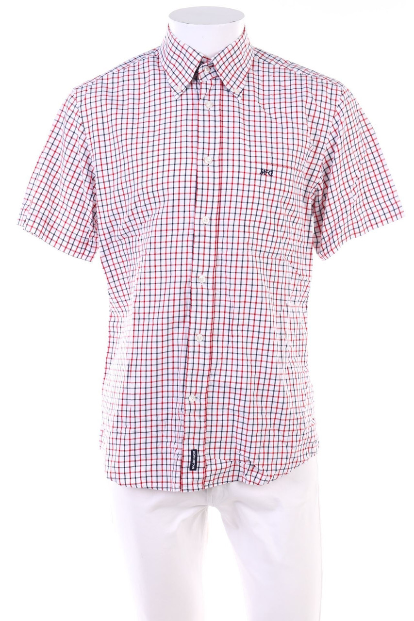McGregor - Kurzarm-Hemd mit Karo-Muster aus Baumwolle - M