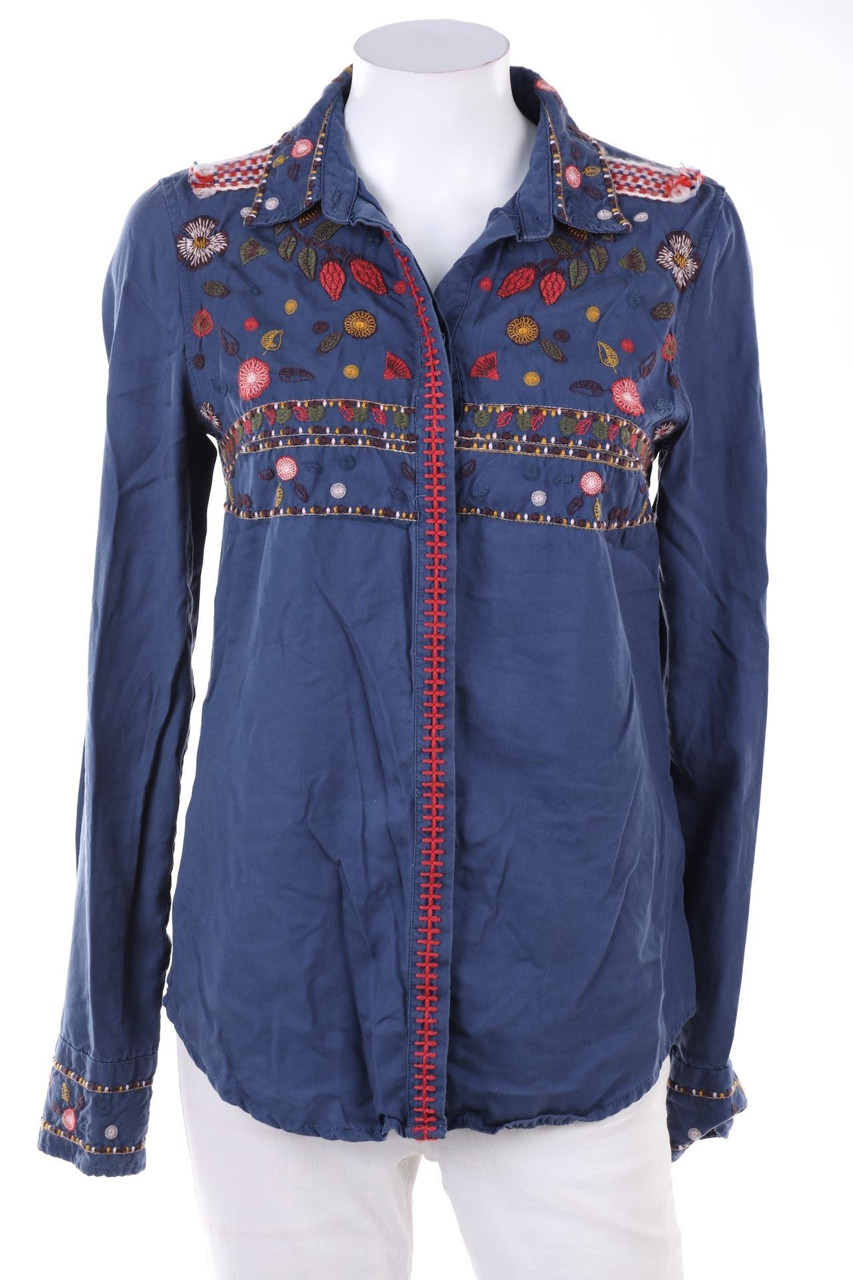 Desigual - Bluse mit Stickereien - XS