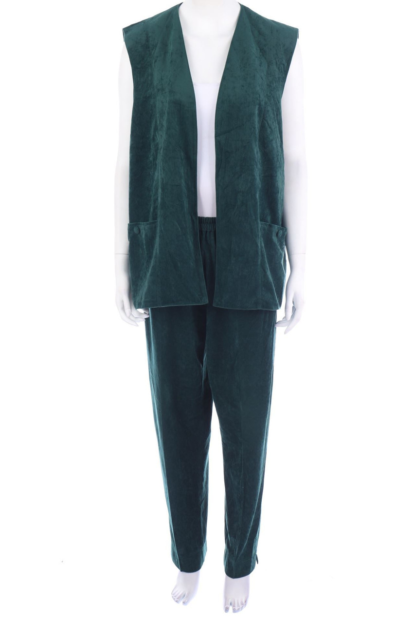 VINTAGE - Hosenanzug aus Samt - D 46