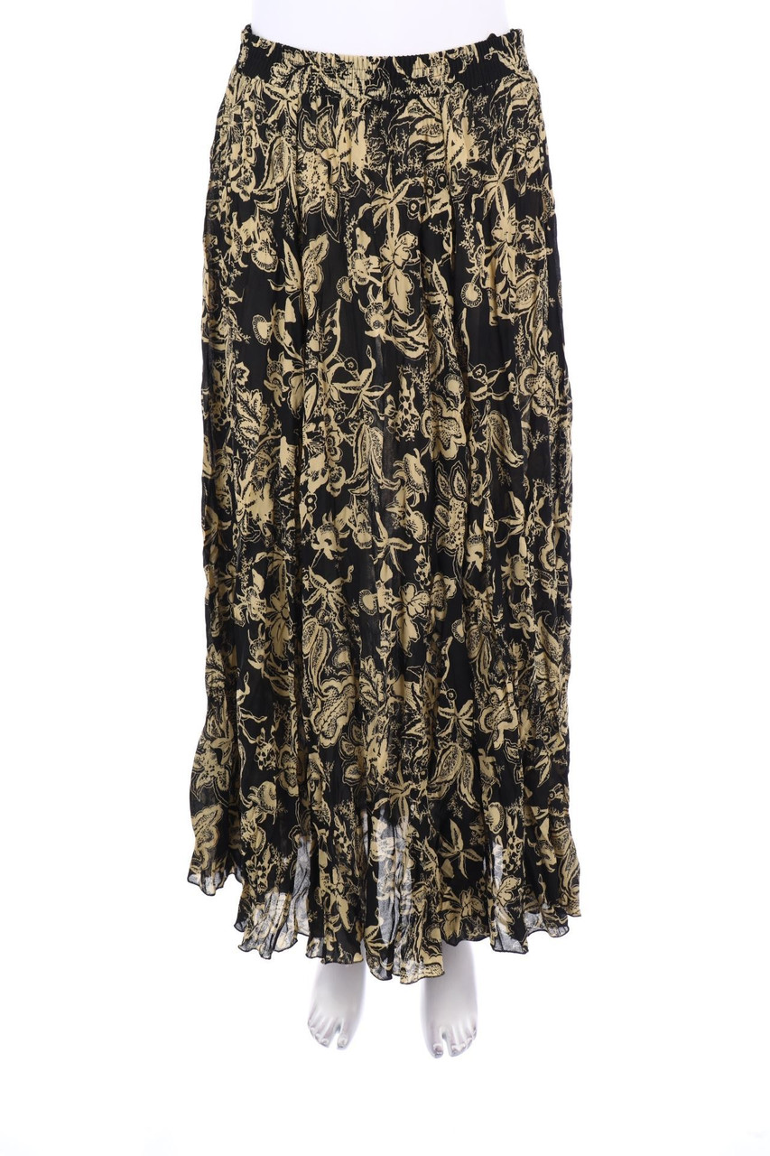 VERSE - Maxi-Rock mit Blumen-Print - D 38