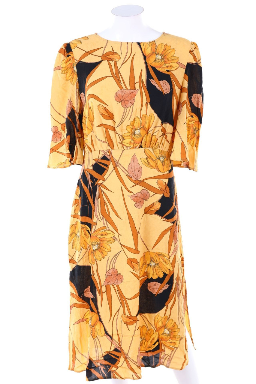 MANGO SUIT - Midikleid mit Blumen-Print - M