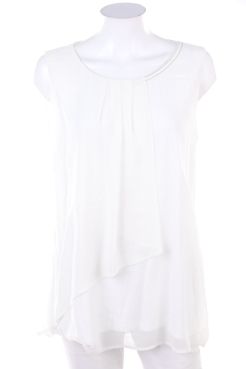 seidel - Blusentop mit Drapierung - D 42