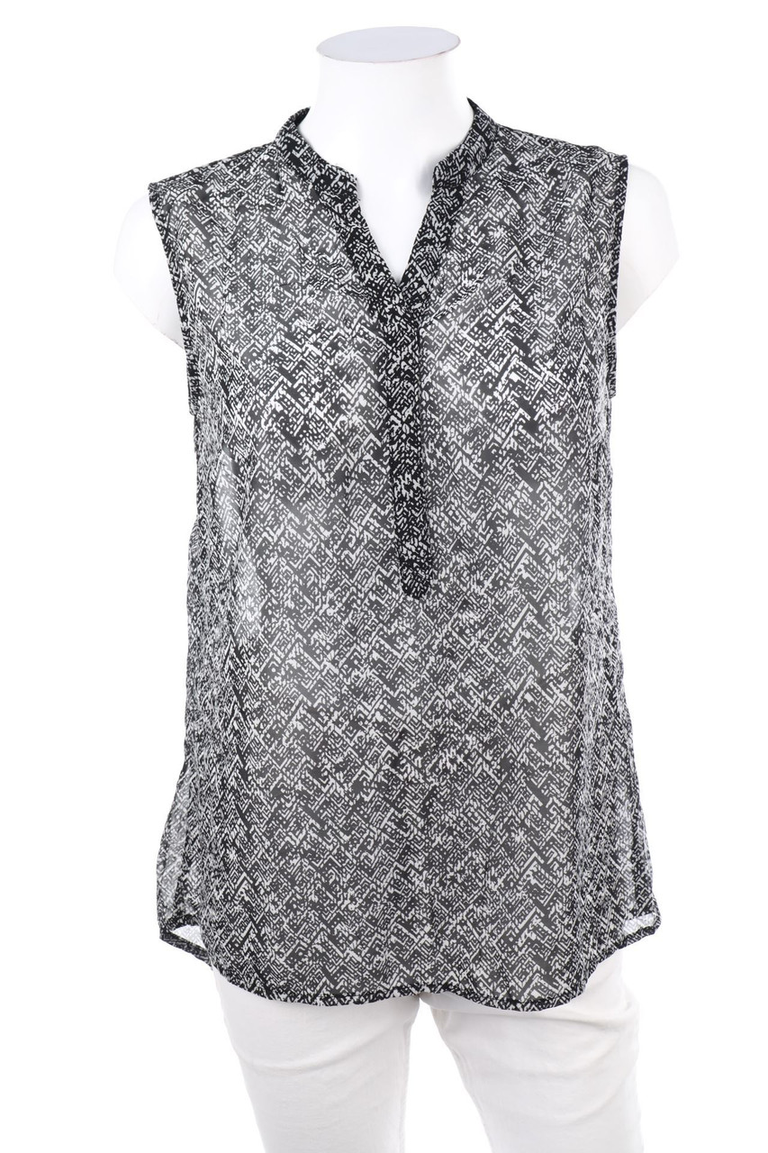 COLOURS OF THE WORLD - Blusentop mit Geo-Print - D 38