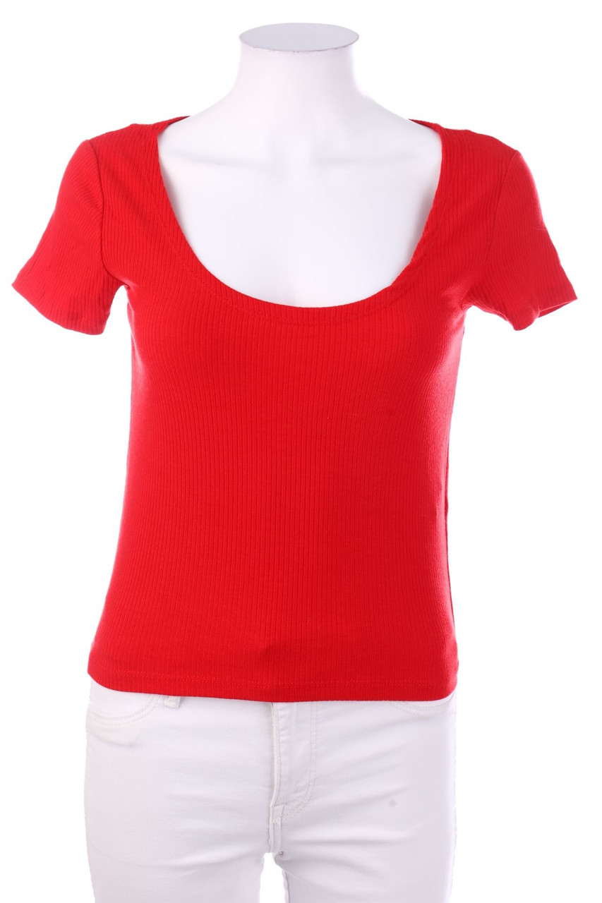 Stradivarius - Kurzarm-Shirt - L