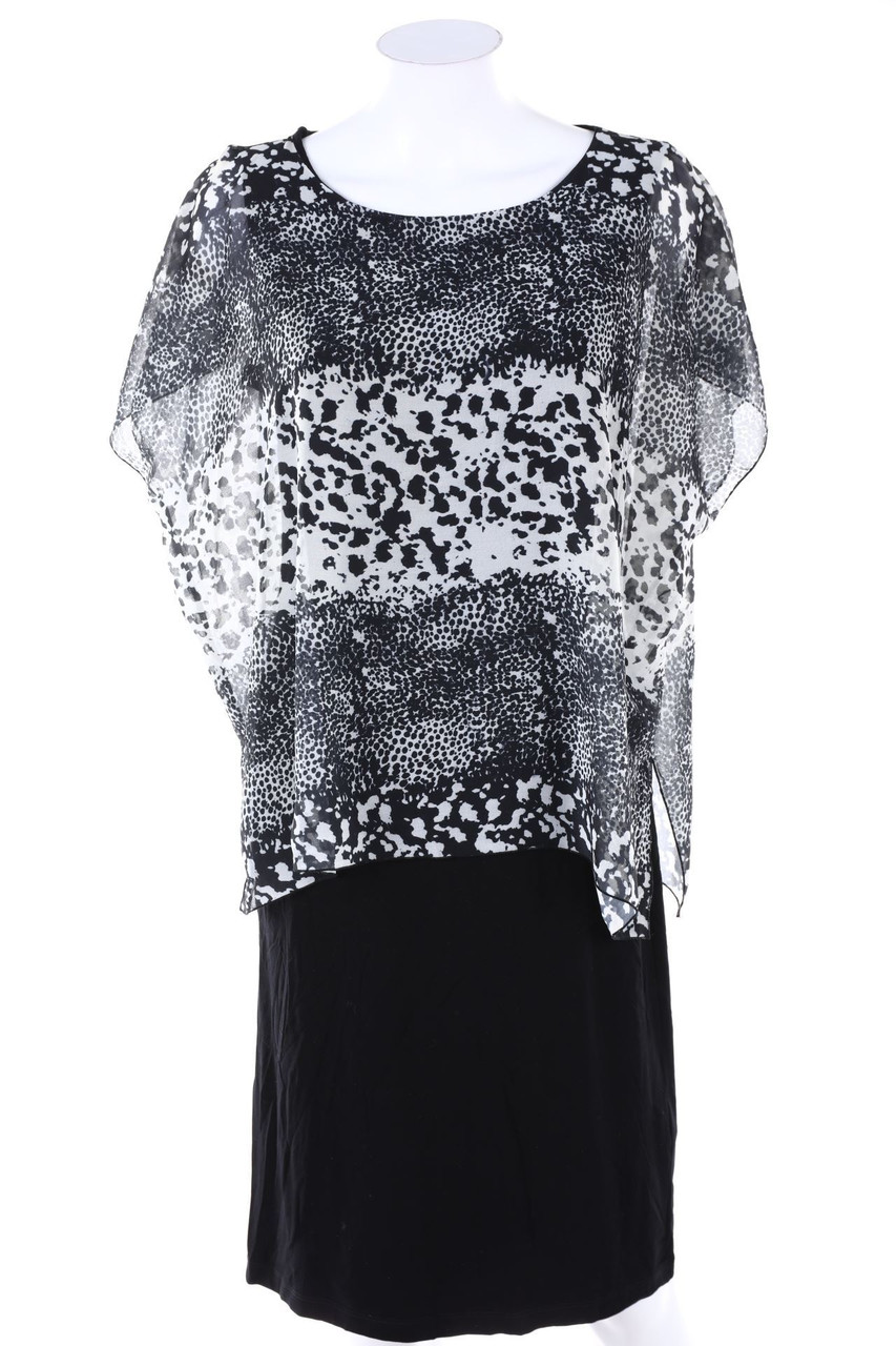 SURE - Kleid im Layer Look mit Print - M