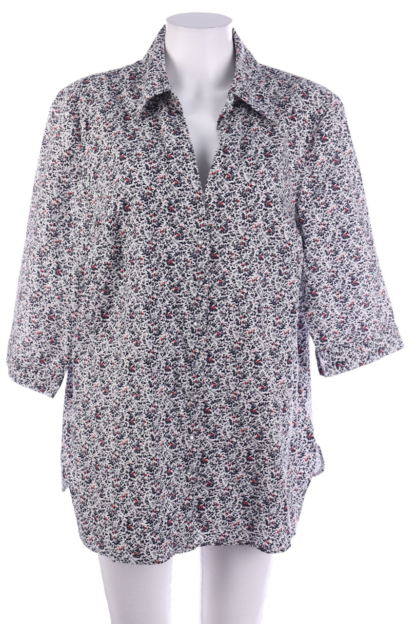 Ulla Popken - Bluse mit 3/4-Ärmel - XXXL
