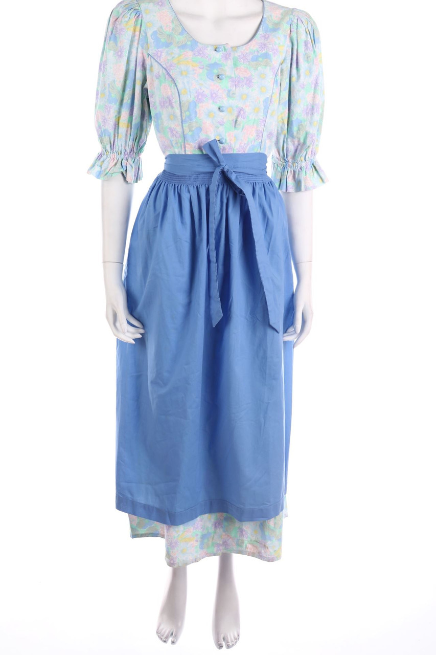 isola - Maxi-Landhaus-Kleid mit Blumen-Print - D 46