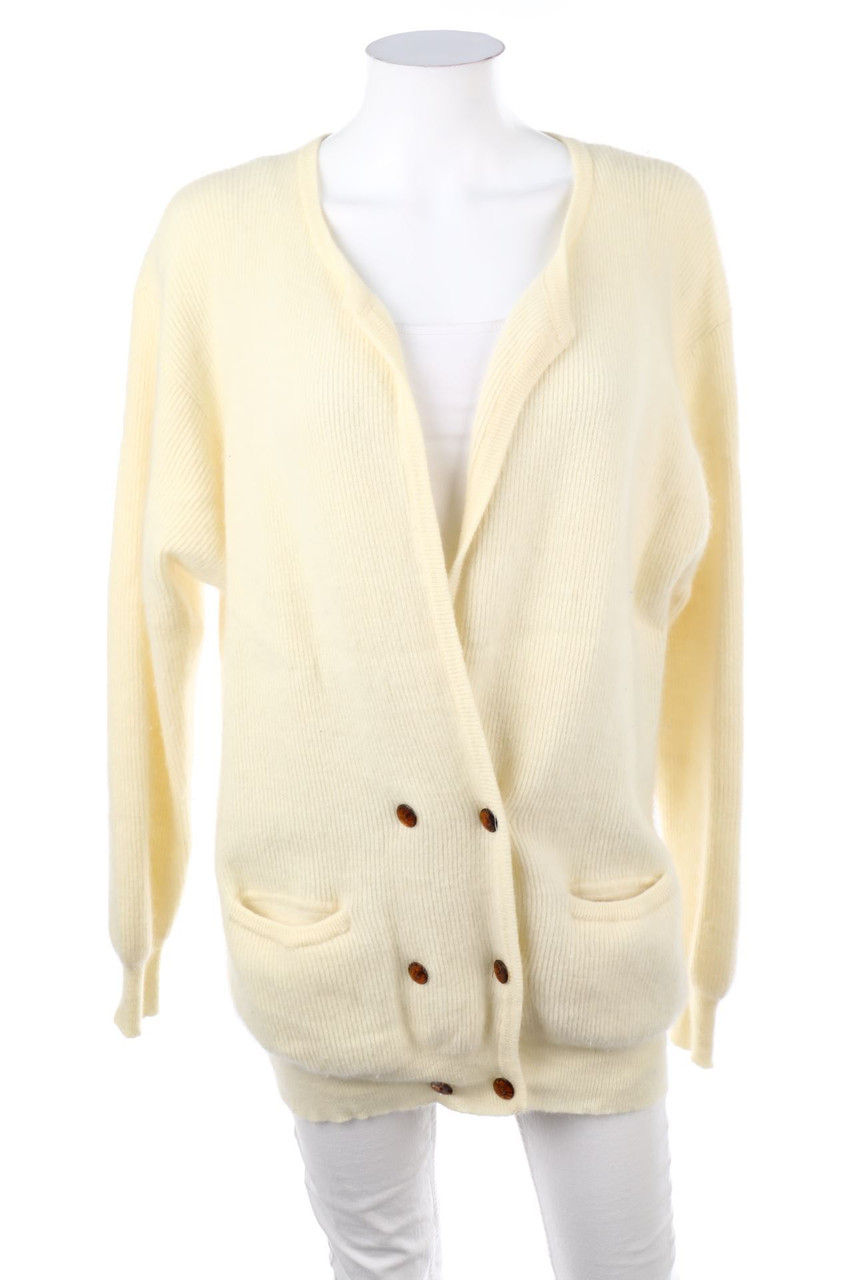 VINTAGE - Cardigan aus Woll-Mix mit Angora - D 42