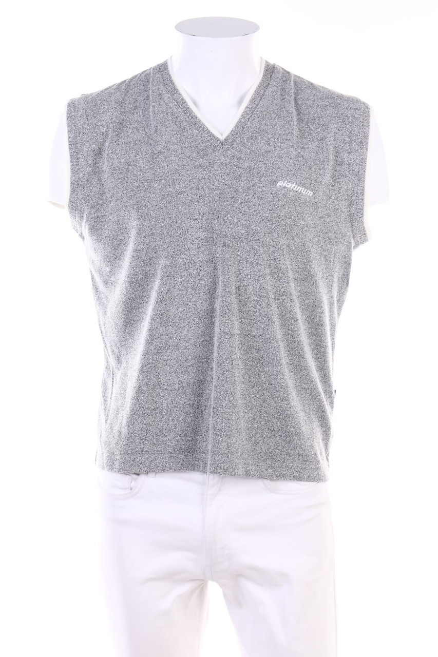 VINTAGE - Top mit Logo-Stickerei - M