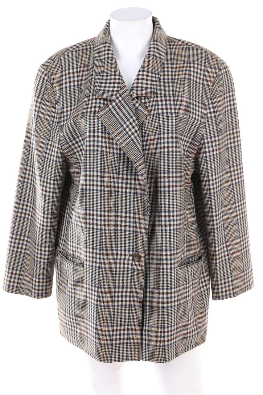 RAVENS - Blazer mit Karo-Muster - D 40