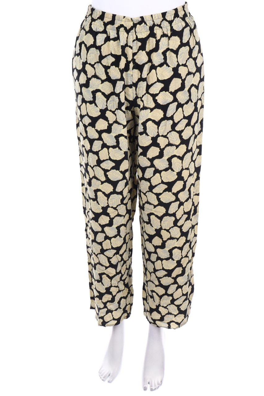 Ohne Label - Print-Hose mit Gummizug - D 42