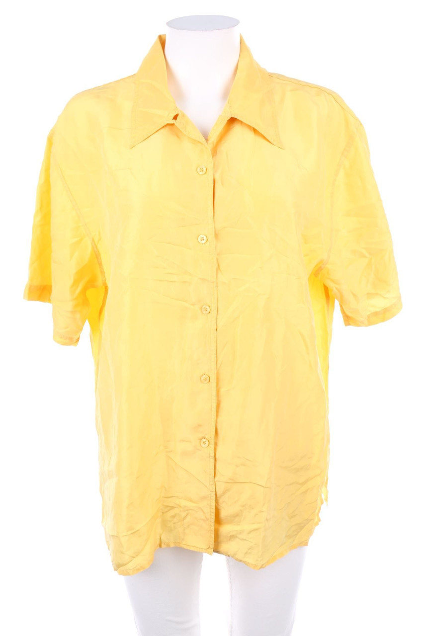 VINTAGE - Seiden-Bluse - D 44