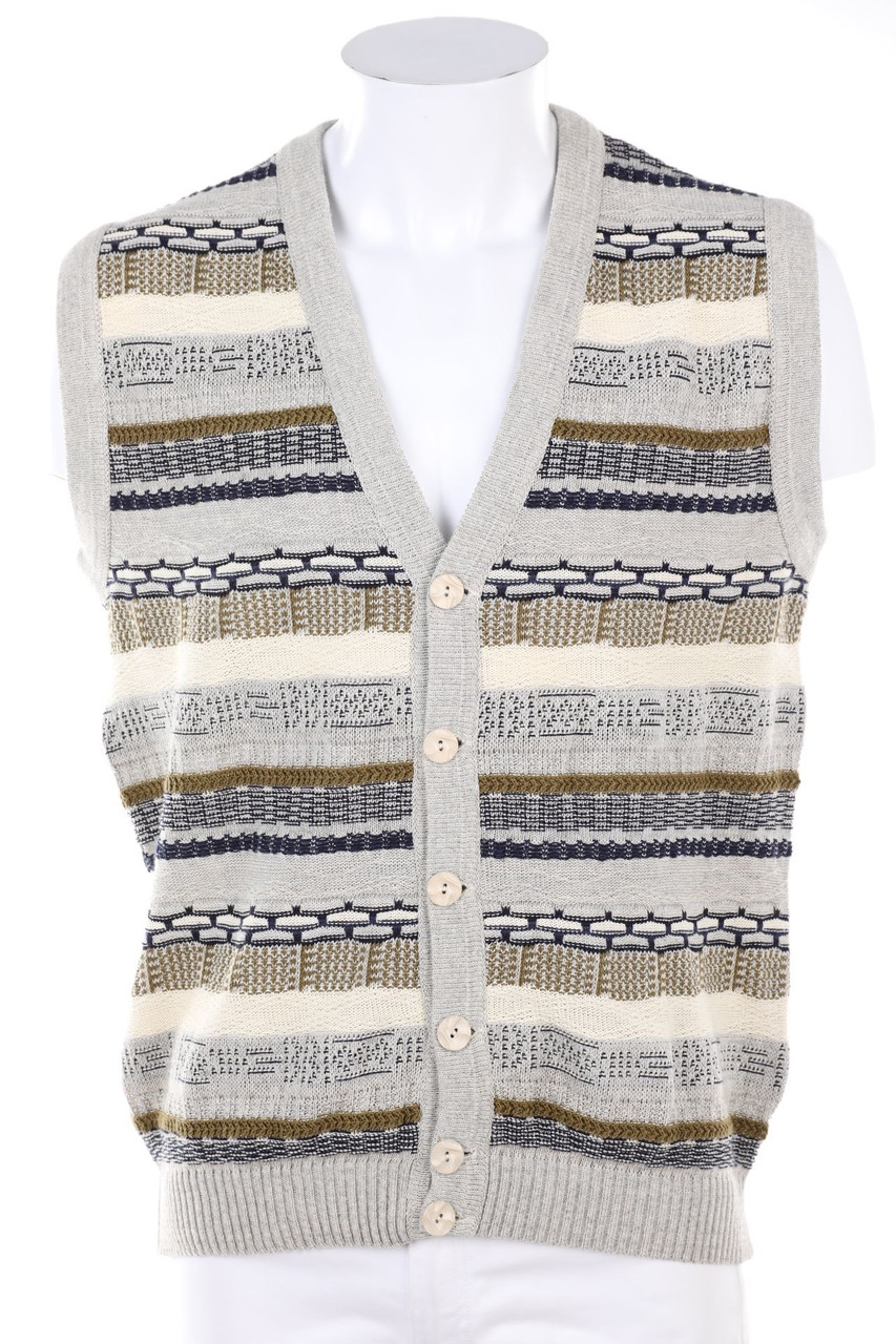 Casualland Sportswear - Strick-Weste mit Muster - L