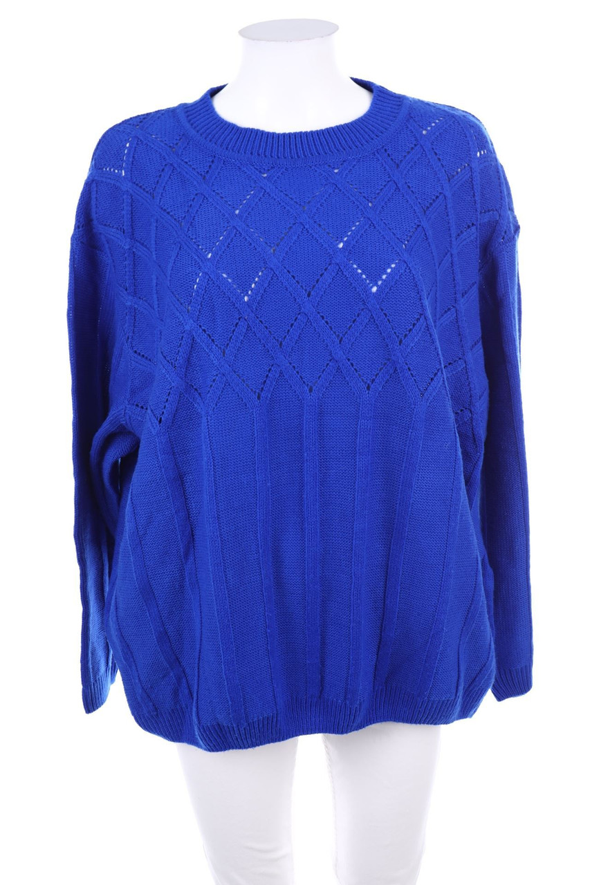 VINTAGE - Strick-Pullover mit Muster - D 54