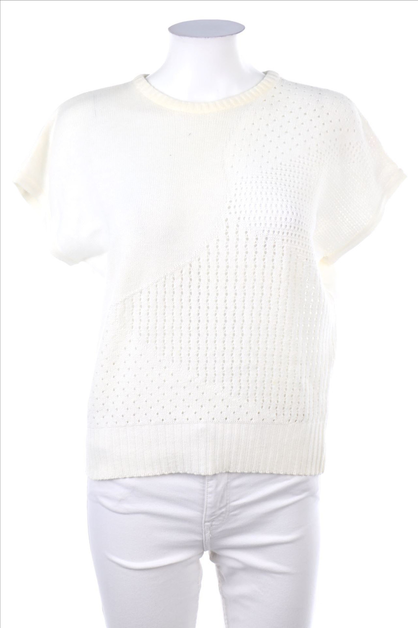 VINTAGE - Strick-Pullover mit überschnittener Schulter - XXL