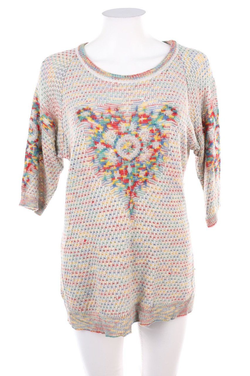 Création Atelier GS - Vintage-Strick-Pullover mit Glitzer - D 38-40