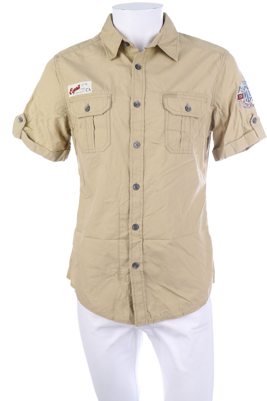 ESPRIT - Baumwoll-Kurzarm-Hemd - M