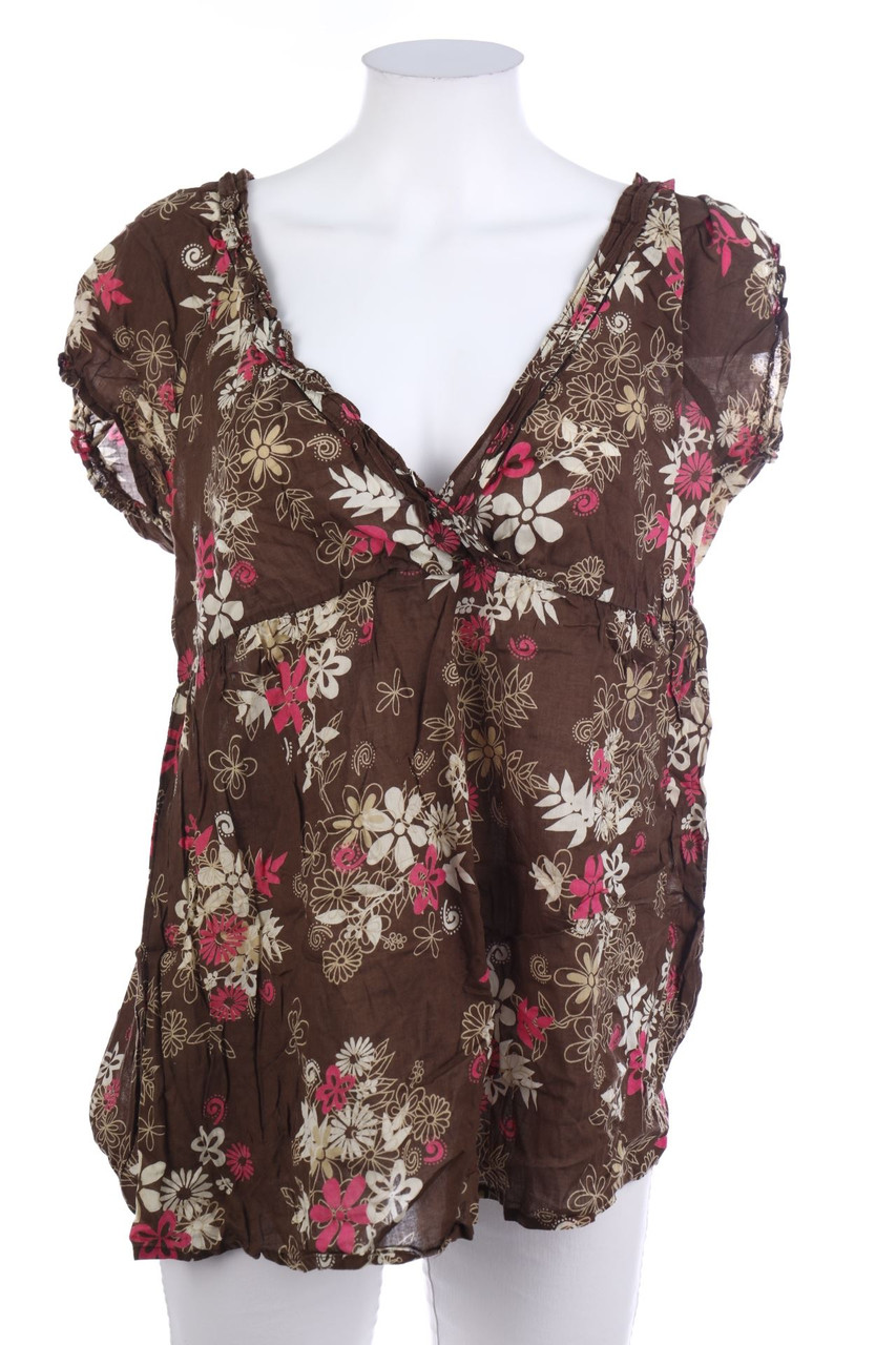 GINA BENOTTI - Kurzarm-Bluse aus Baumwolle - XL