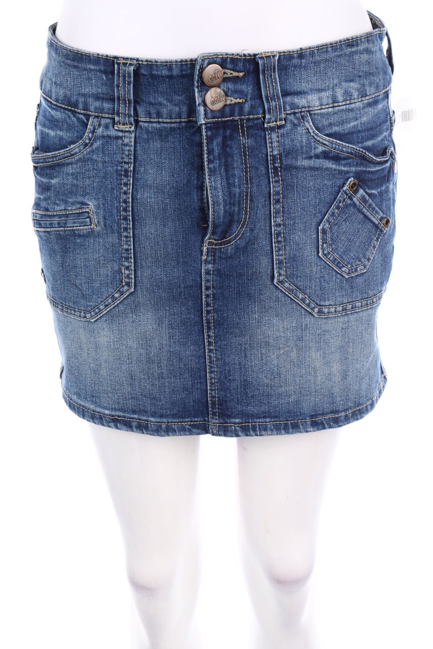 COLOURS OF THE WORLD - Mini-Jeansrock - S