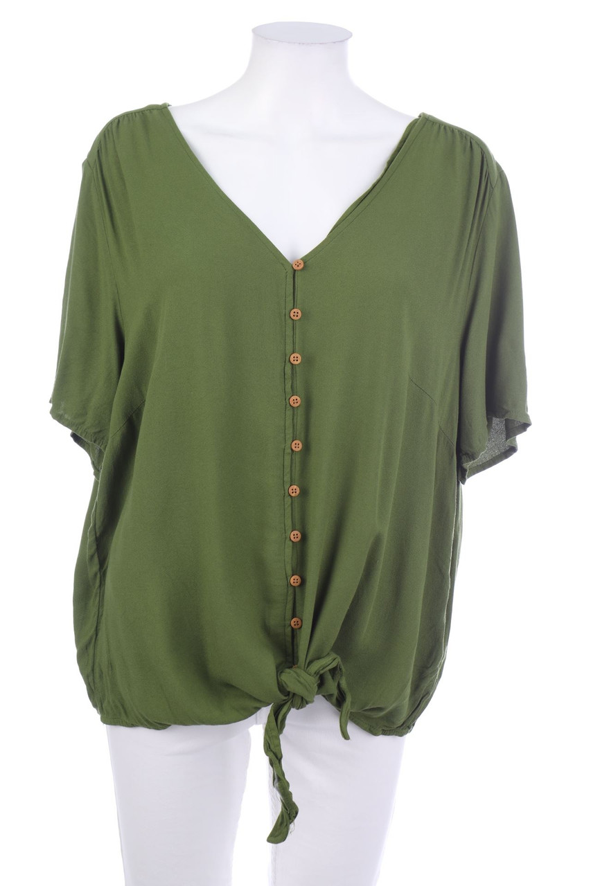 BODYFLIRT - Kurzarm-Bluse - 3XL