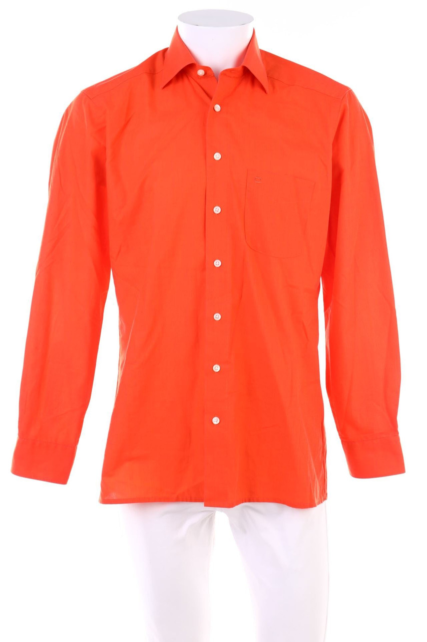 OLYMP Luxor - Hemd mit Logo-Stickerei - 39