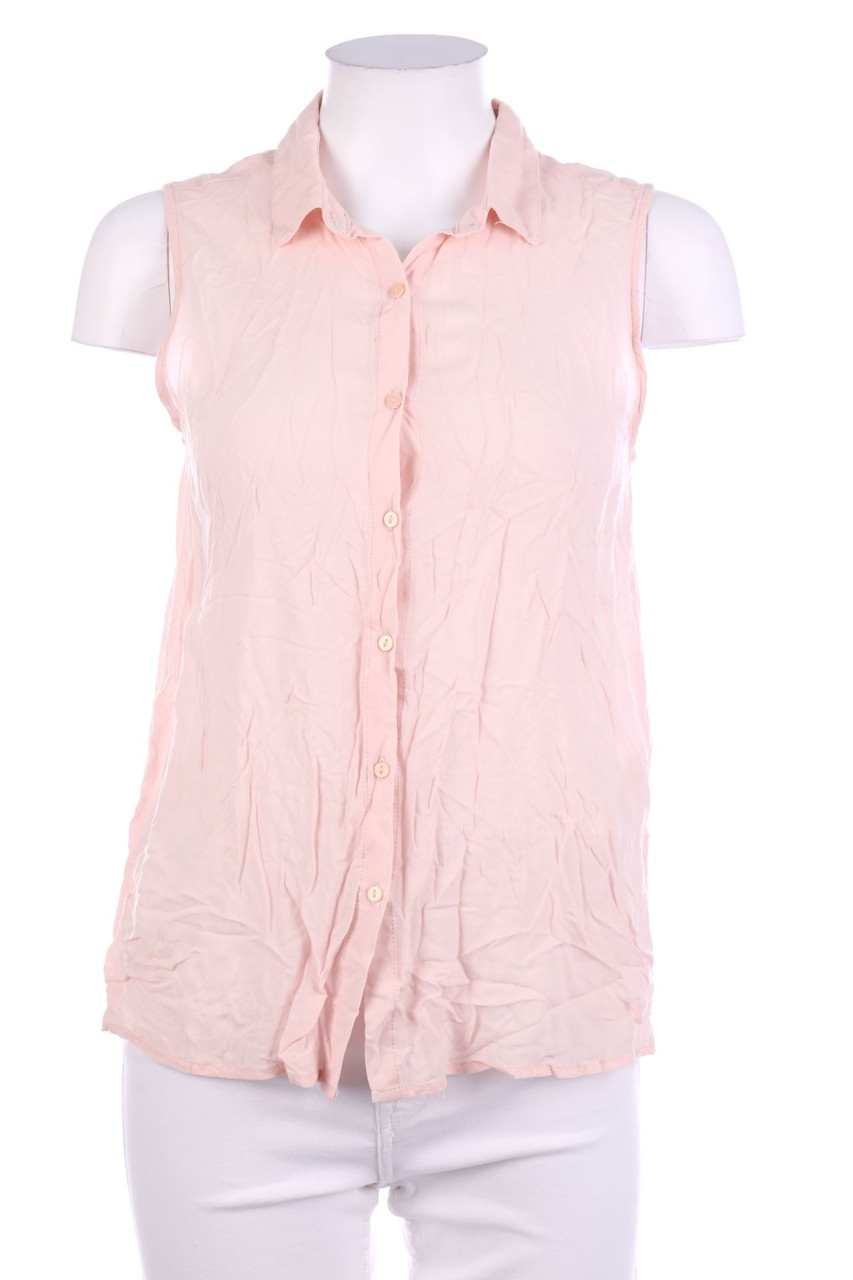 PULL&BEAR - ärmellose Hemd-Bluse - S