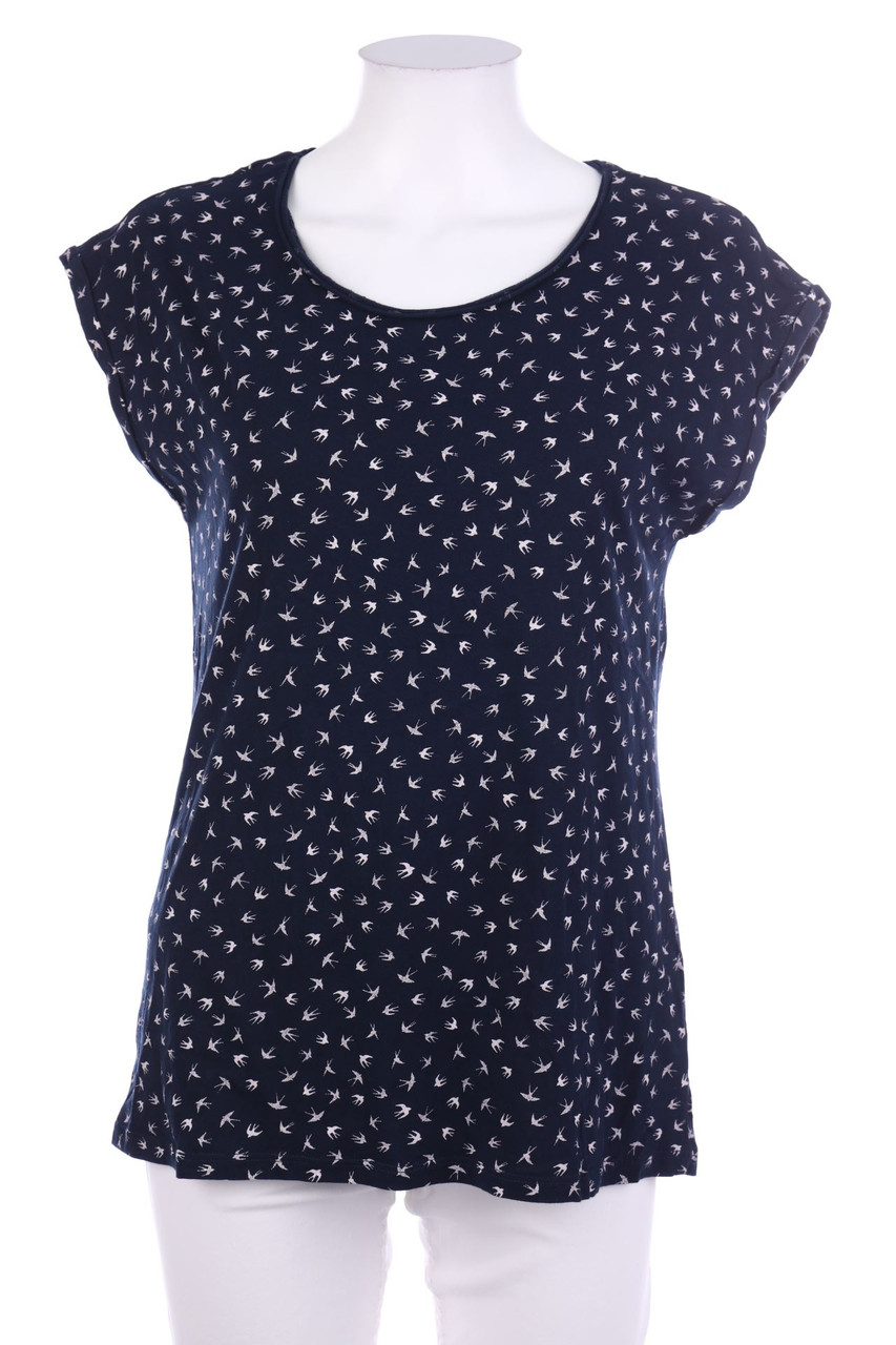 ESPRIT - Baumwoll-Kurzarm-Shirt mit Muster - S