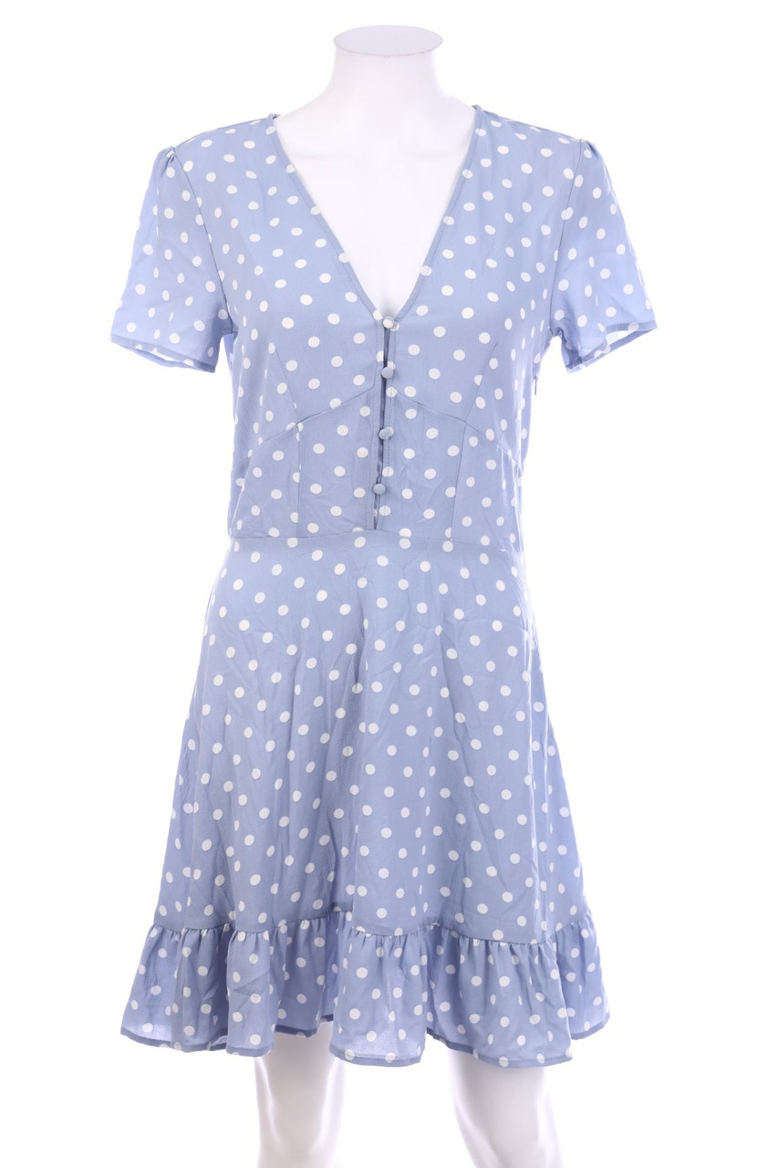 H&M DIVIDED - Kleid mit Polka Dots - M