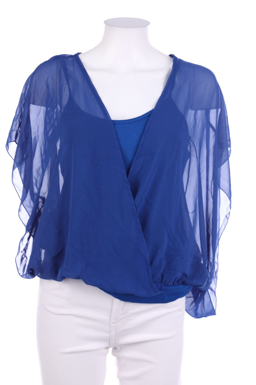 BODYFLIRT - Kurzarm-Bluse - L