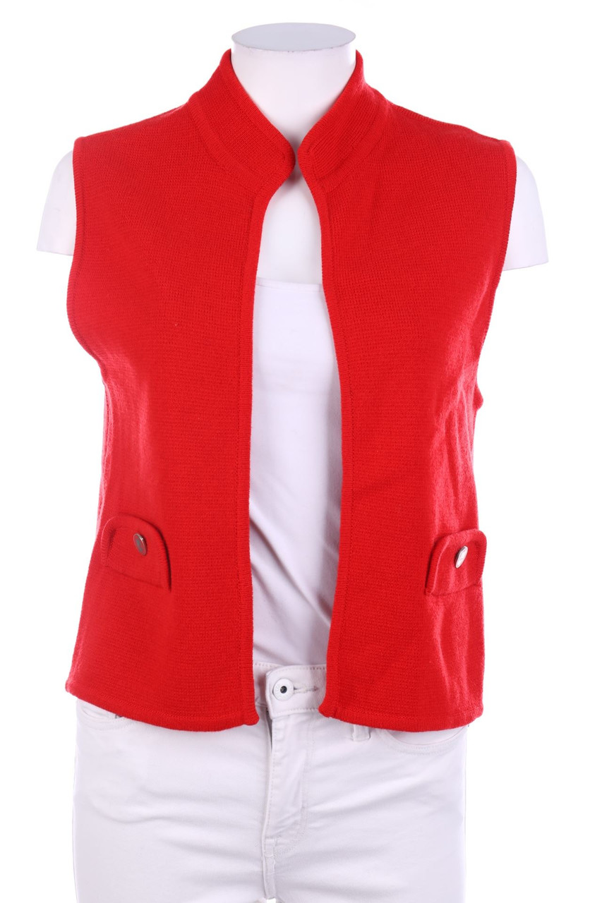 BASLER - Strickweste aus Schurwolle - L
