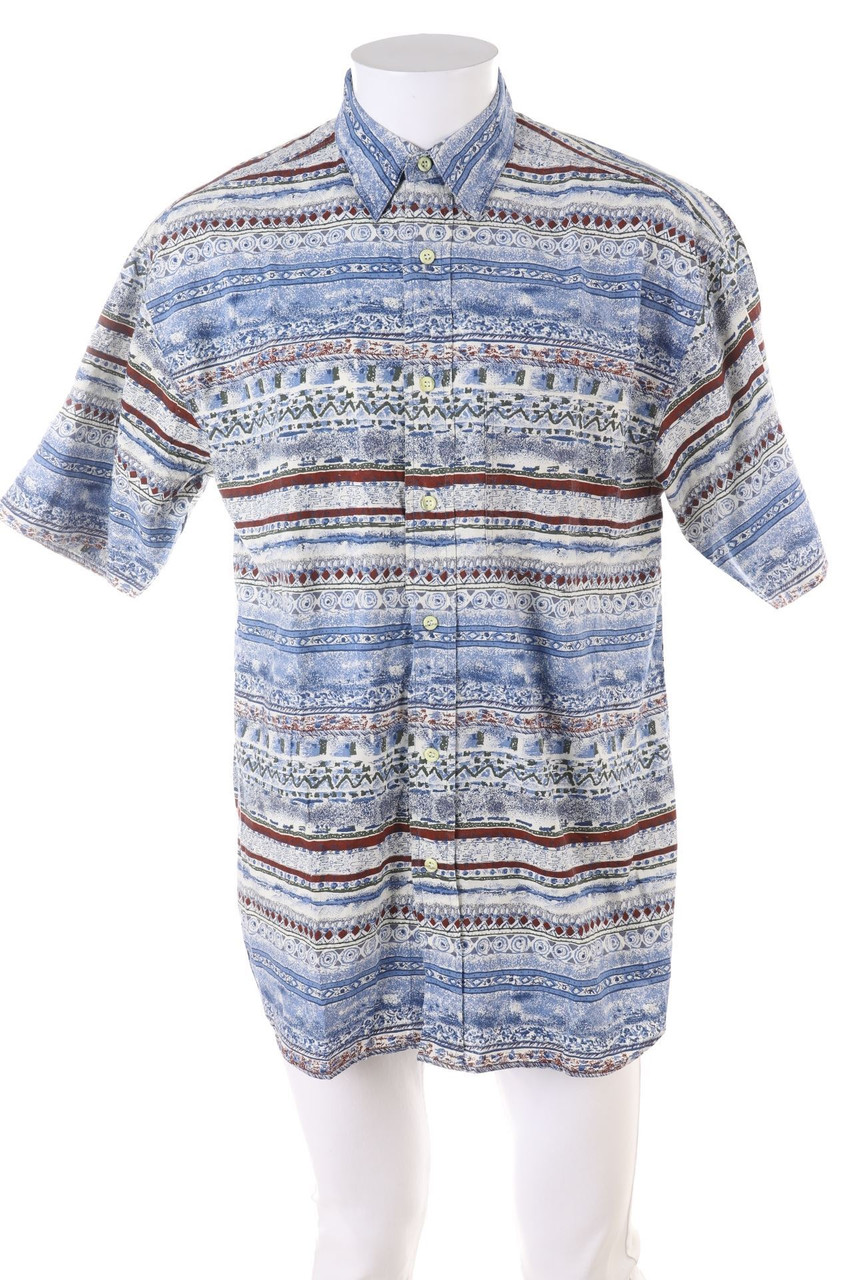 happy life - Kurzarm-Hemd - M