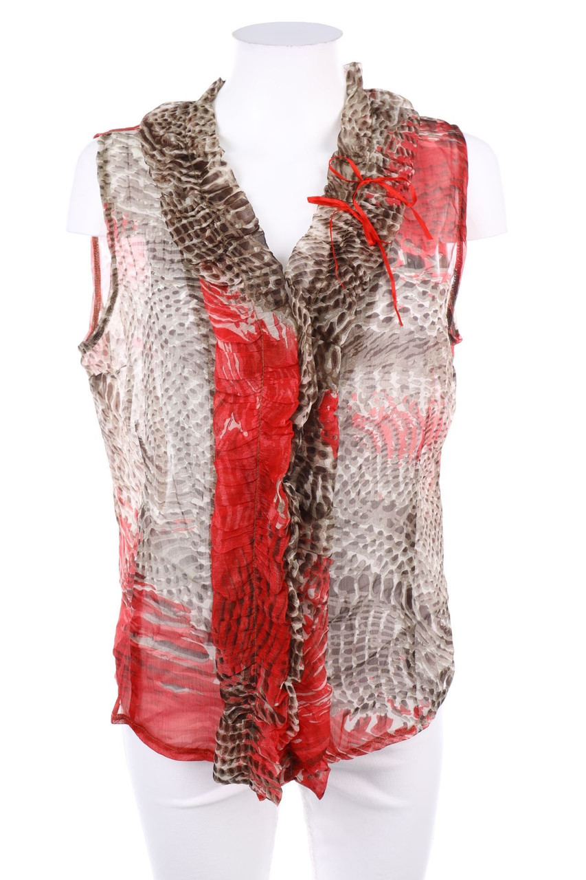 ELLA - Blusentop aus Seide - XL