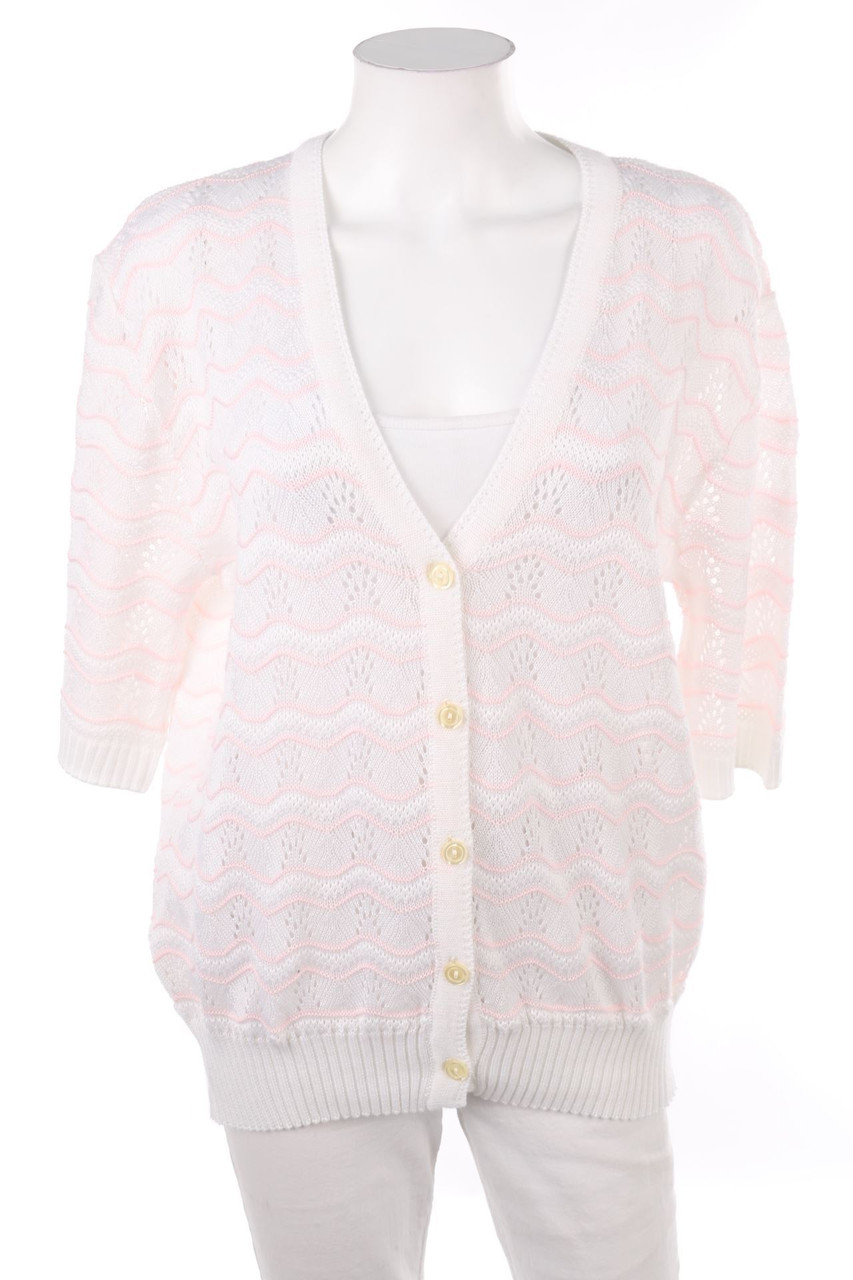 VINTAGE - Kurzarm-Cardigan - XXXL