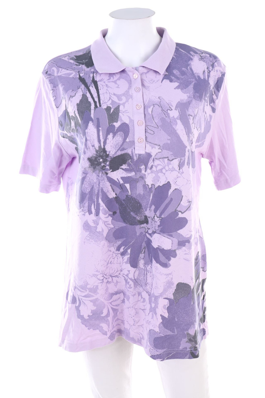BEXLEYS - Polo-Shirt mit Blumen-Print - D 44